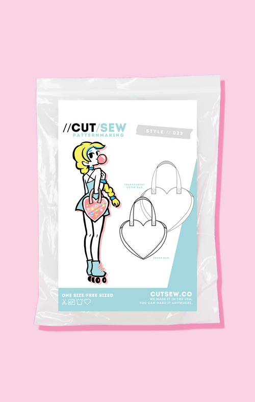 CUT/SEW Beginner Friendly Ita Bag Sewing Pattern