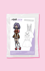 CUT/SEW Beginner Friendly Bear Pinafore Sewing Pattern