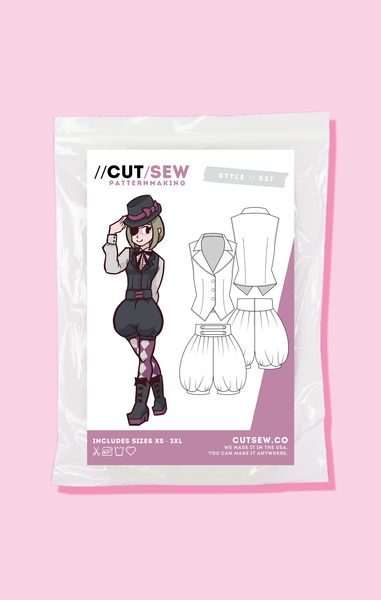 Ouji J-Fashion Boy Lolita Sewing Pattern // CUT/SEW – CUT/SEW