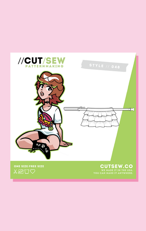 CUT/SEW Beginner Friendly Fanny Pack Sewing Pattern