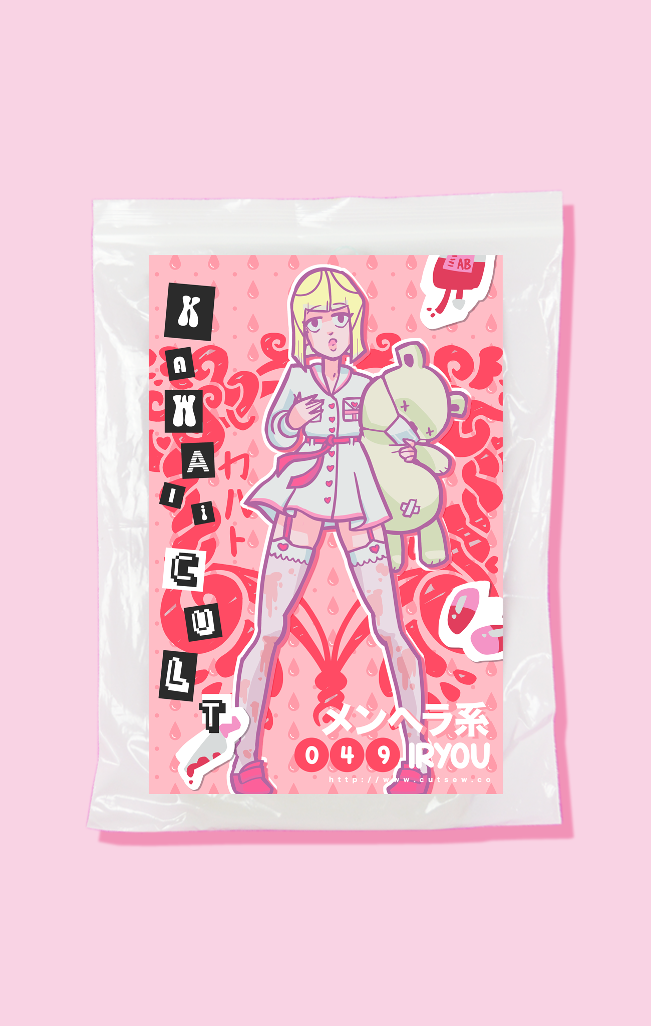 Menhera Yami Kei Kawaii Cult Sewing Pattern // CUT/SEW – CUT/SEW Patternmaking