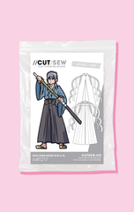 CUT/SEW Hakama Kendo Pants Sewing Pattern