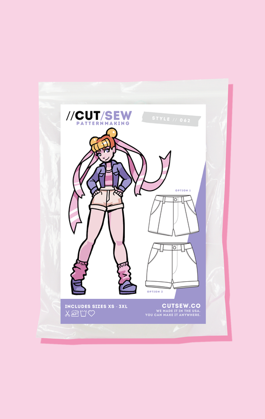062 // SPLIT SHORTS Kawaii Sewing Pattern