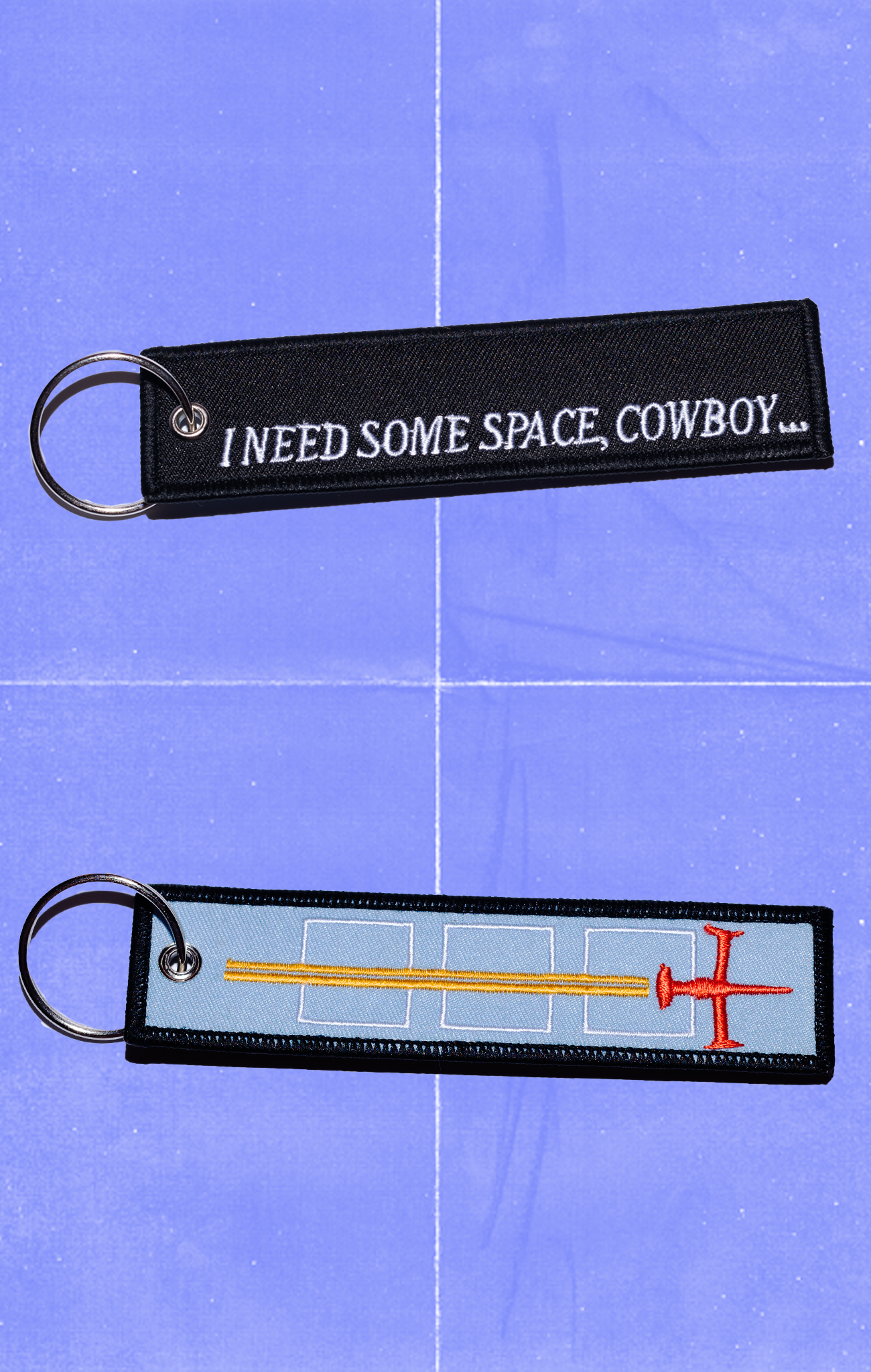 CUT/SEW Cowboy Bebop Space Cowboy Flight Tag Keychain