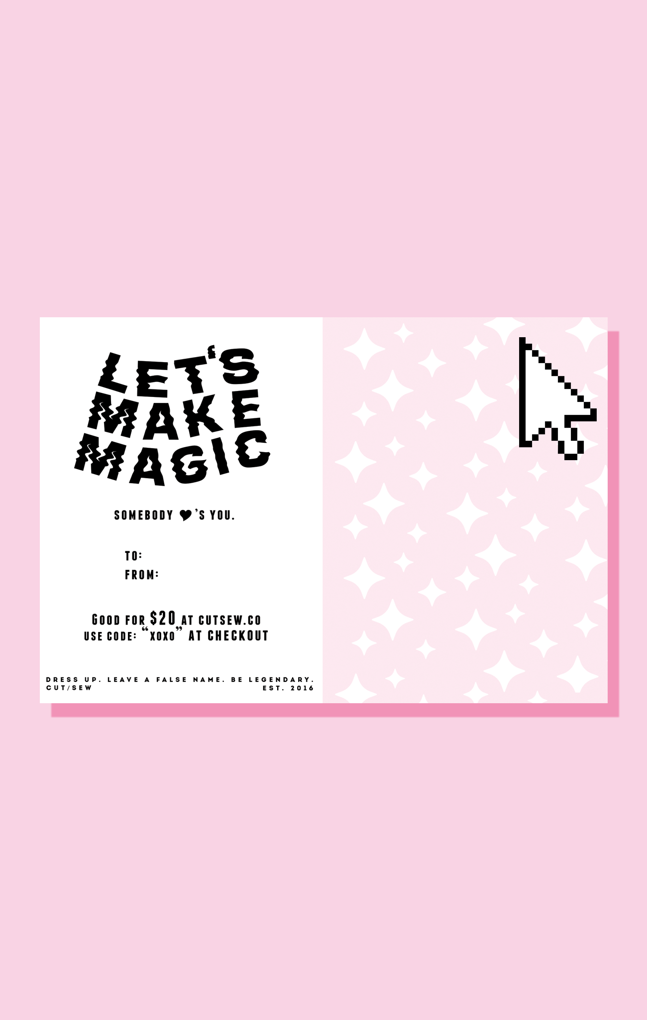 // CUTSEW.CO Digital Gift Card