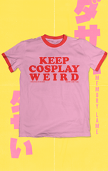 CUT/SEW Memory Lame Keep Cosplay Weird Pink Ringer