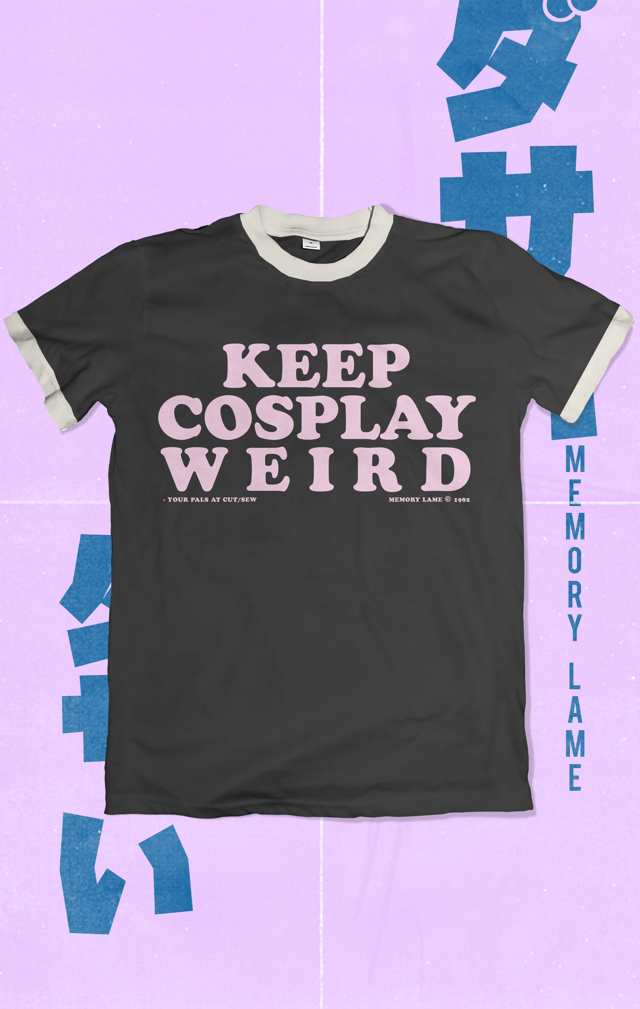 10TH ANNIVERSARY // Keep Cosplay Weird Black Ringer